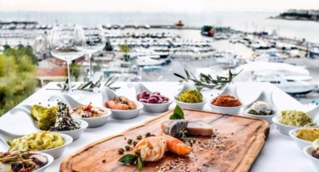 Ouzo Roof Restaurant Wyndham Grand Istanbul Kalamis Marina Hotel Kalamis Istanbul